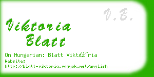 viktoria blatt business card